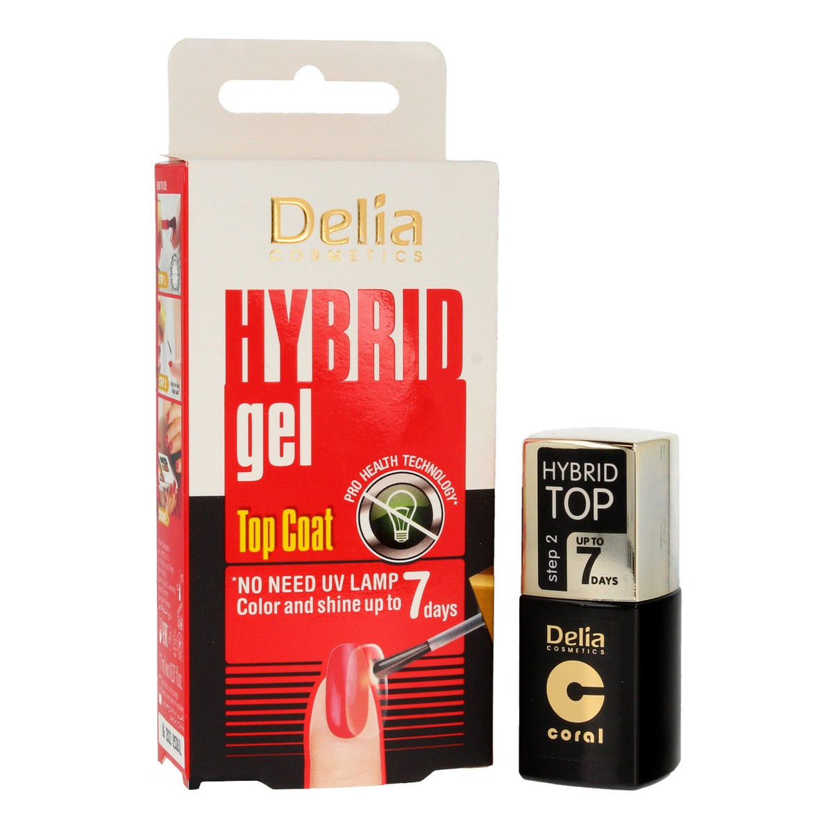 Delia Hybrid Gel Top Coat 7 days 11ml