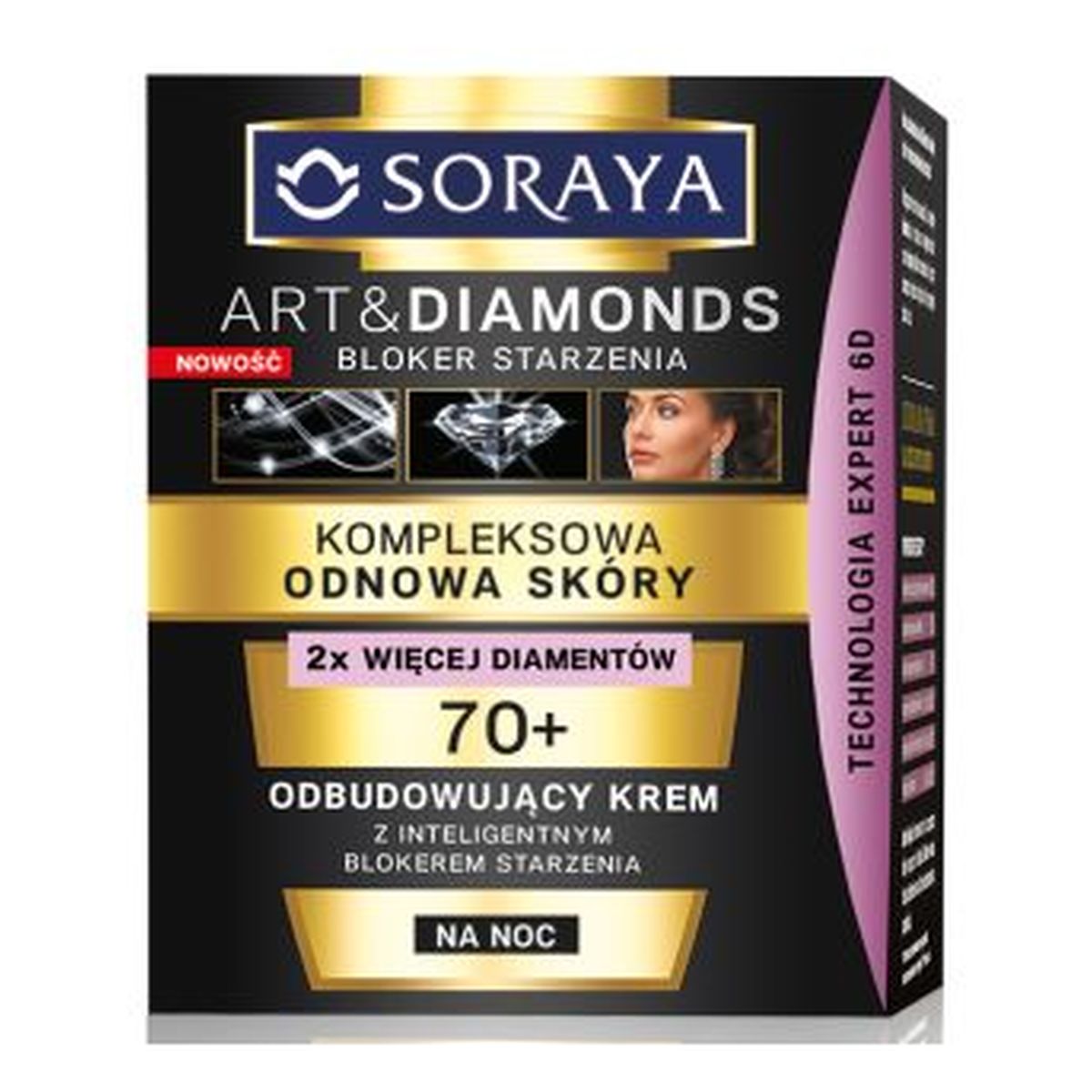 Soraya Art & Diamonds Odbudowujący Krem Na Noc 50ml