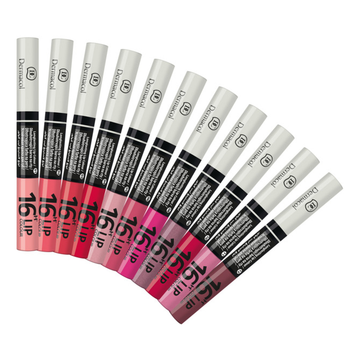 Dermacol 16H Lip Colour Longlasting Lip Colour 2w1 dwufazowa pomadka i błyszczyk do ust