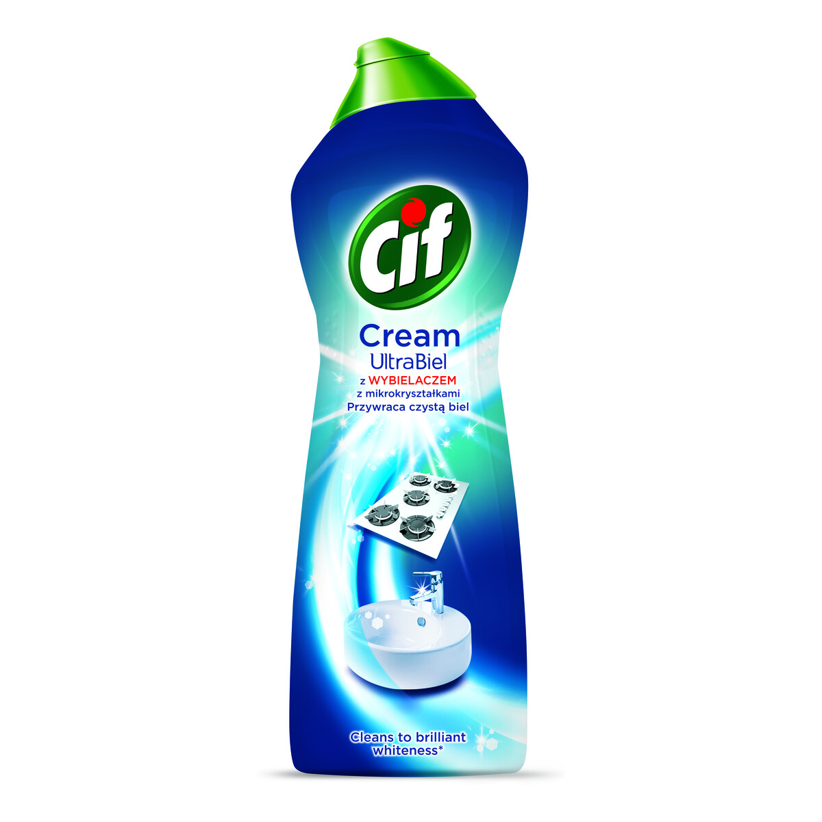Cif Cream UltraBiel mleczko z mikrokryształkami i wybielaczem 1001g