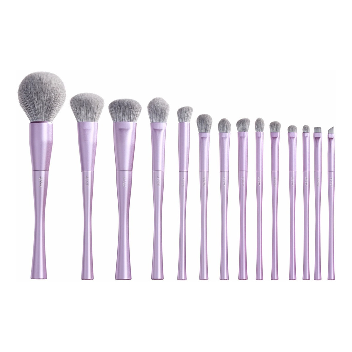 JESSUP Luxury Purple Makeup Brush Zestaw pędzli do makijażu t512 14szt.