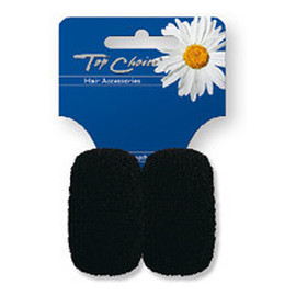 Frotki do włosów czarne 2 sztuki