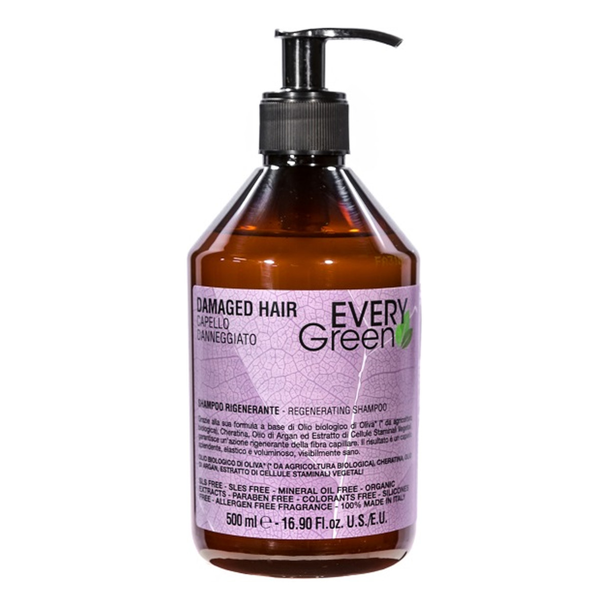 Every Green Damaged Hair Shampoo szampon regenerujący do włosów zniszczonych 500ml