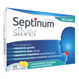 Silver do ssania na ból gardła 24szt