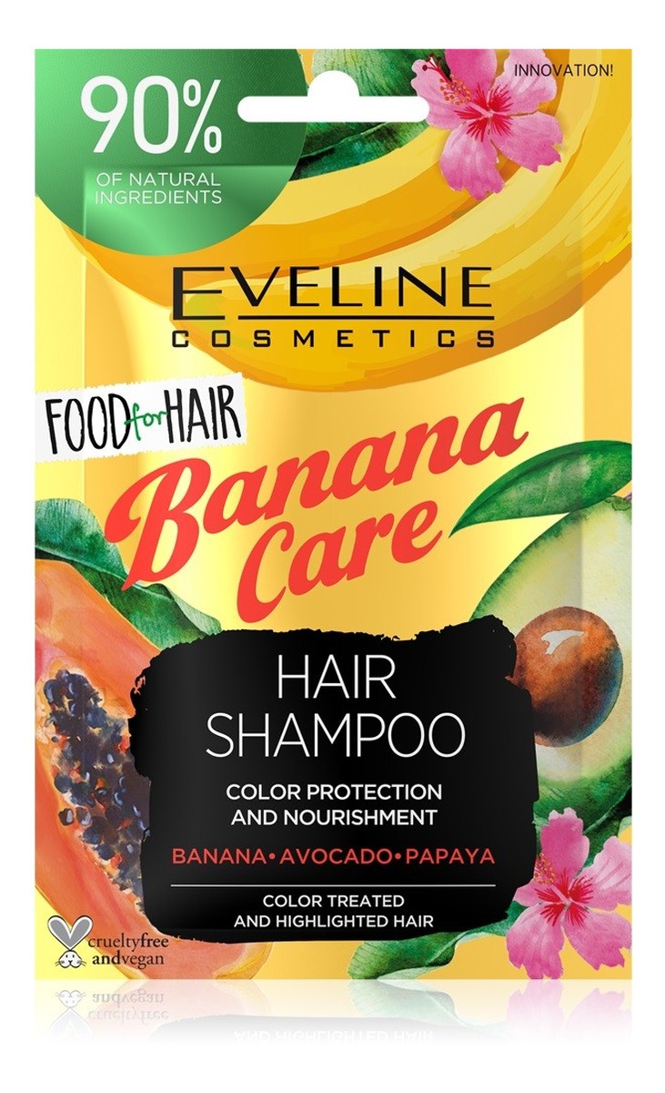 Banana Care Szampon do włosów farbowanych ochrona koloru i odżywienie