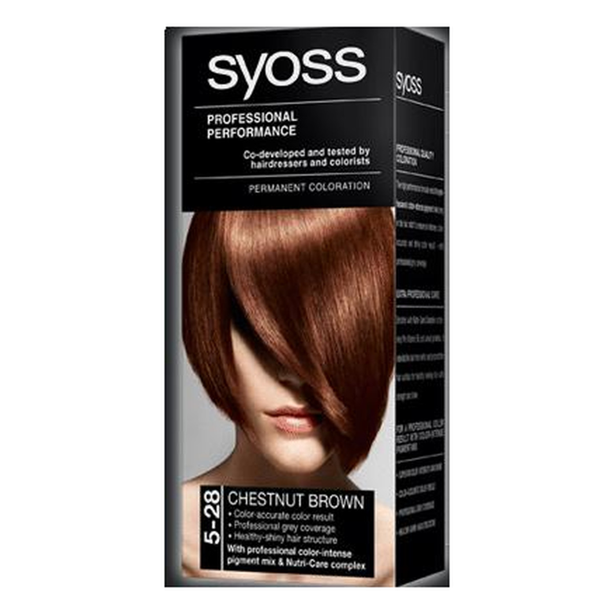 Syoss Professional Performance Farba Do Włosów Kasztanowy Brąz 5-28 115ml