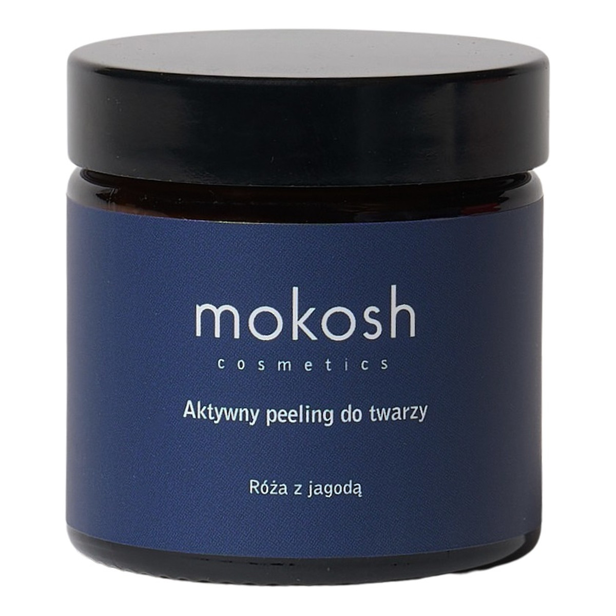 Mokosh Aktywny peeling do twarzy róża z jagodą 60ml