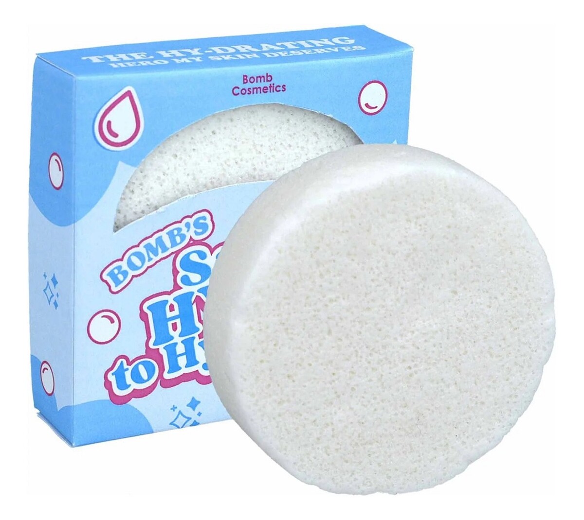 Say hyaluronic to hydration facial sponge gąbka do twarzy z kwasem hialuronowym