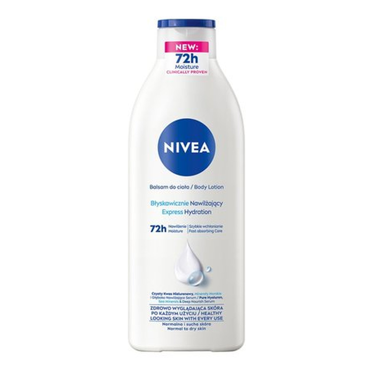 Nivea Body Balsam Do Ciała Express Hydration Błyskawicznie Nawilżający 400ml