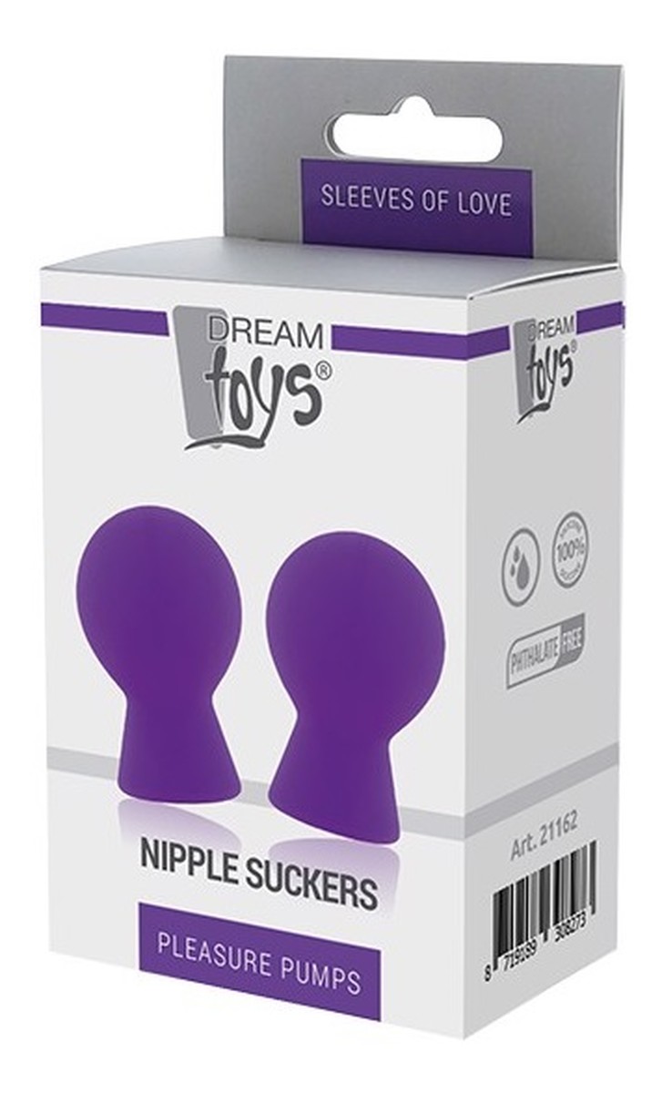 Pleasure pumps nipple suckers pompka do sutków purple 2szt.