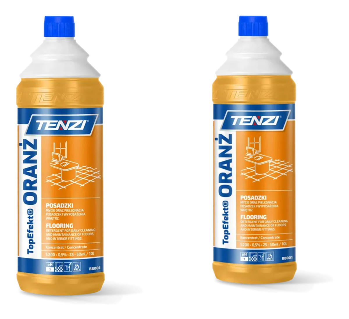 Płyn do mycia podłóg i ścian 2x1L