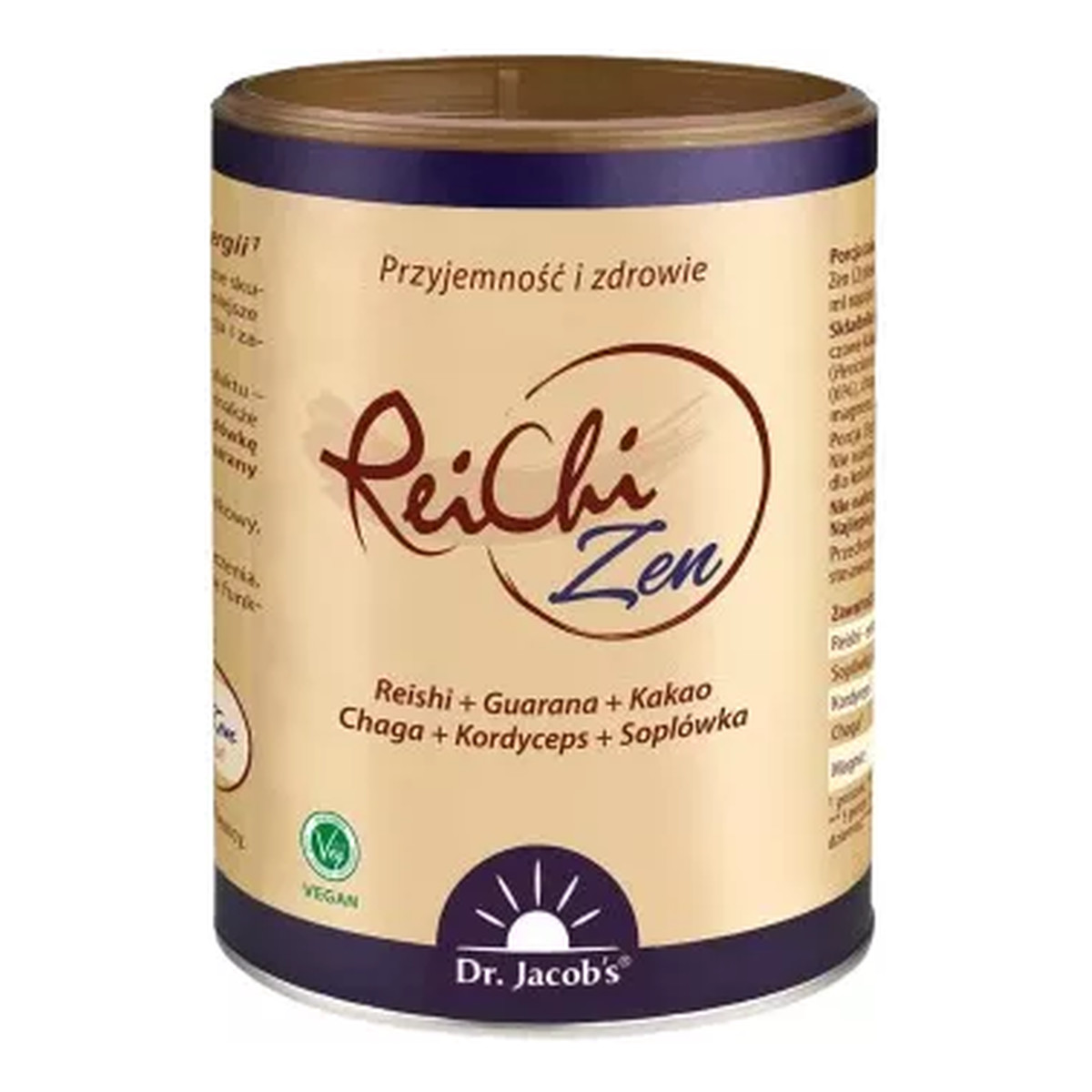 Dr Jacobs Reichi Zen adaptogeny grzybowe suplement diety 150g