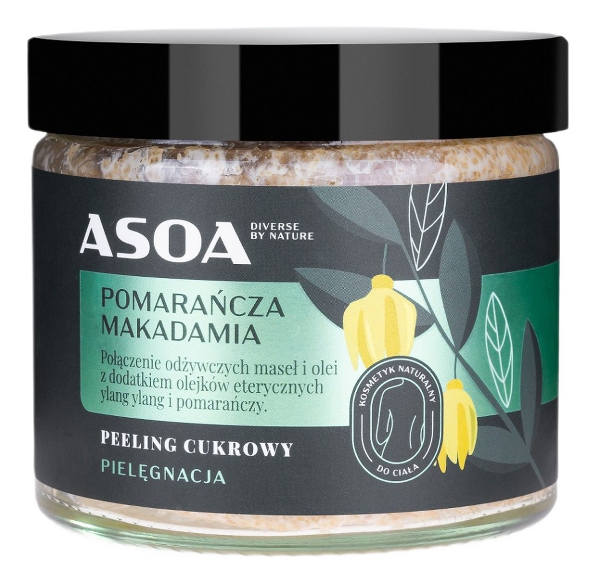 Peeling cukrowy Pomarańcza-Macadamia