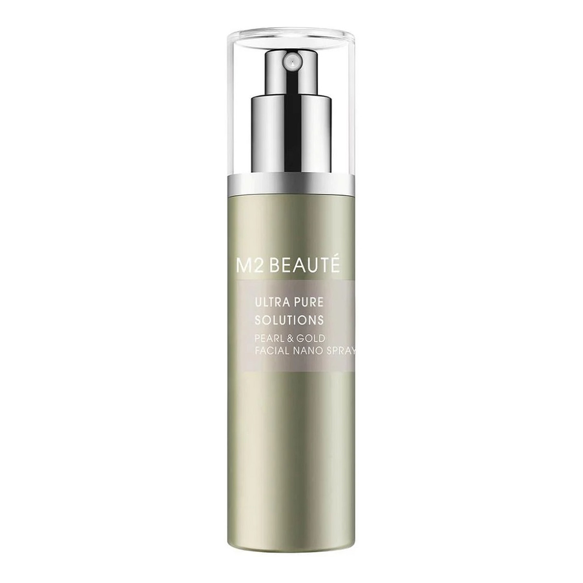 M2 Beaute Pearl & Gold Facial Nano Spray rozświetlające serum do twarzy w sprayu 75ml