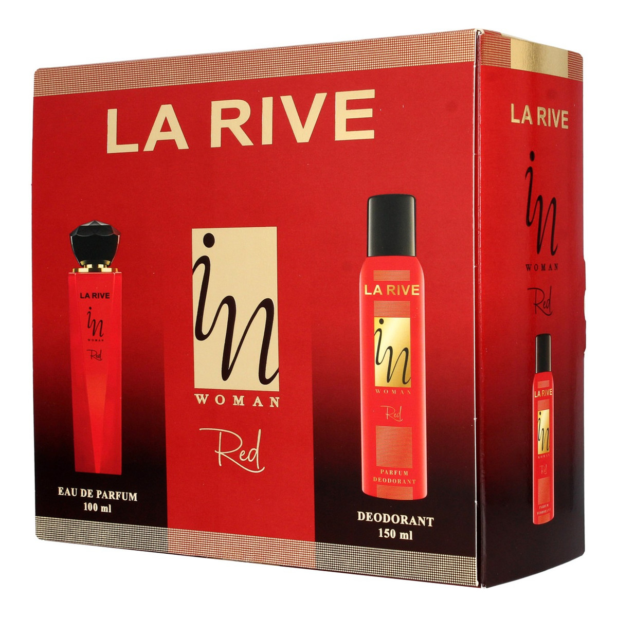 La Rive In Woman Red Zestaw prezentowy( Woda perfumowana 100ml+dezodorant spray 150ml)