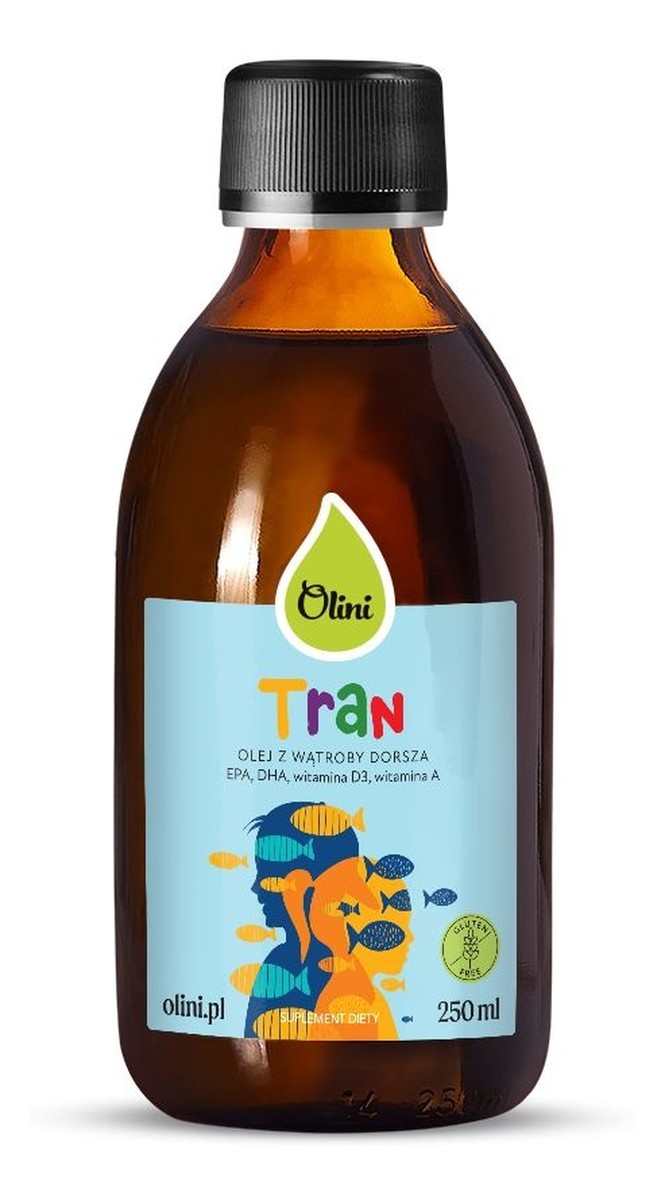 Tran dla dzieci z witaminą A i D oraz omega-3