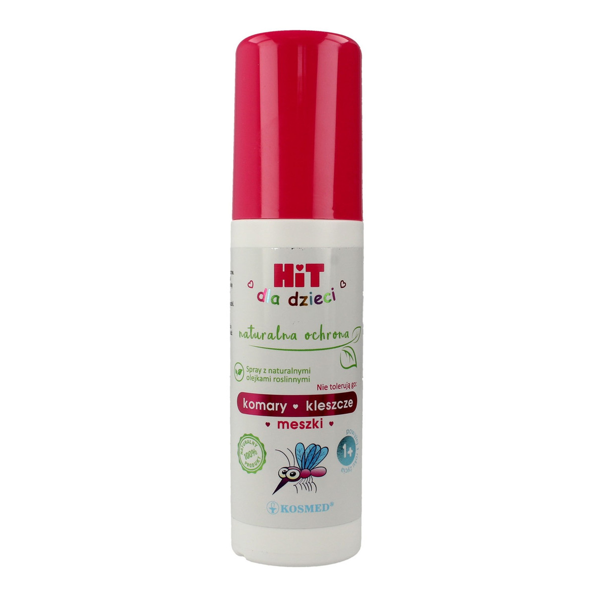 Kosmed Hit Kids Spray odstraszający na komary, kleszcze i meszki dla dzieci 100ml
