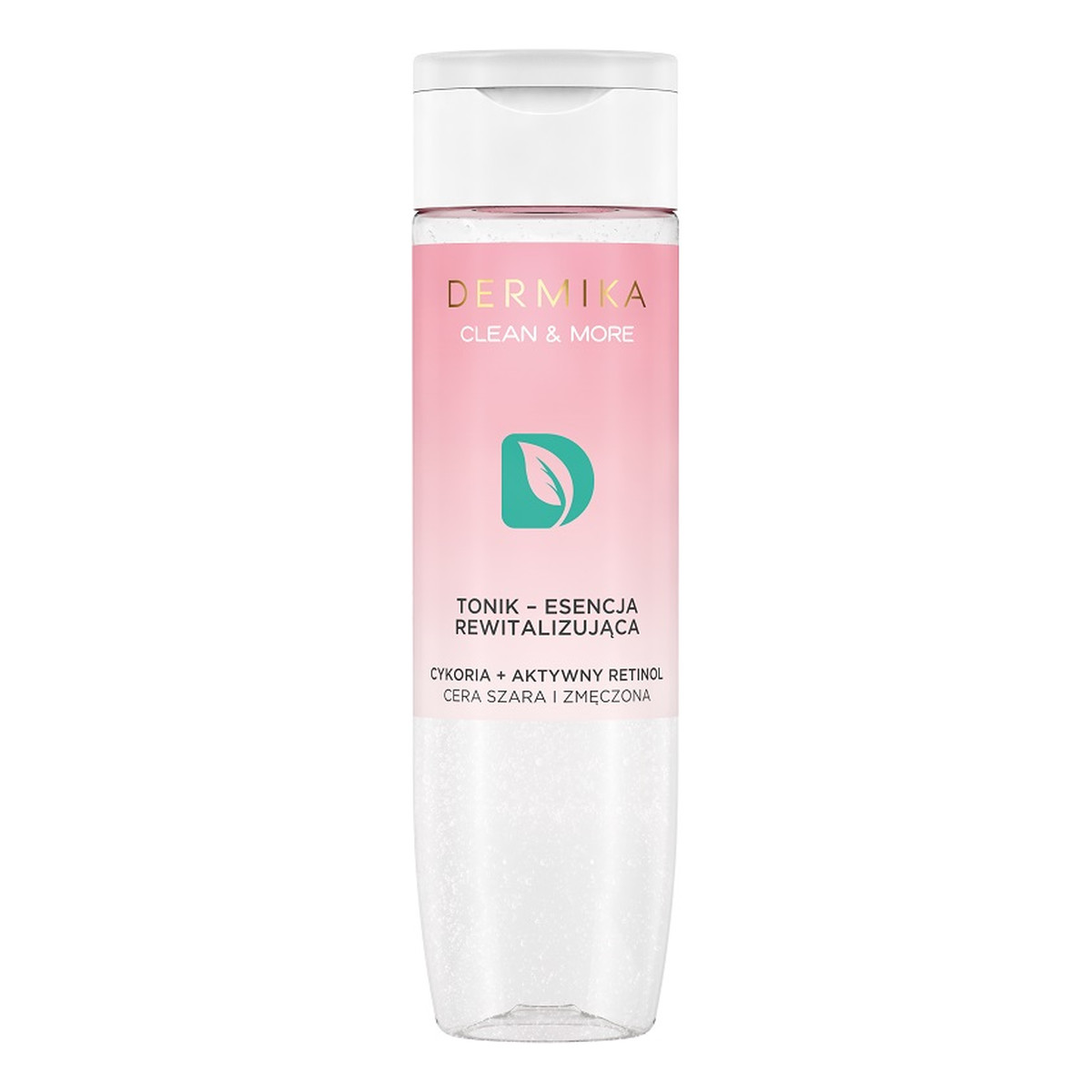 Dermika Clean & More tonik - esencja rewitalizująca do cery szarej i zmęczonej Cykoria & Aktywny Retinol 200ml