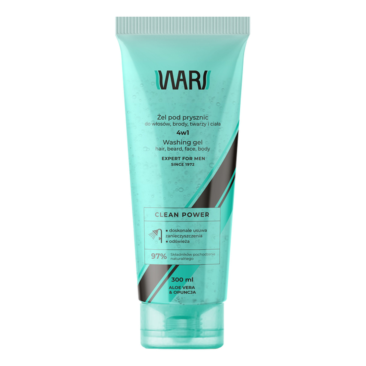 Wars Expert for Men Żel pod prysznic 4w1 Aloe Vera & Opuncja 300ml