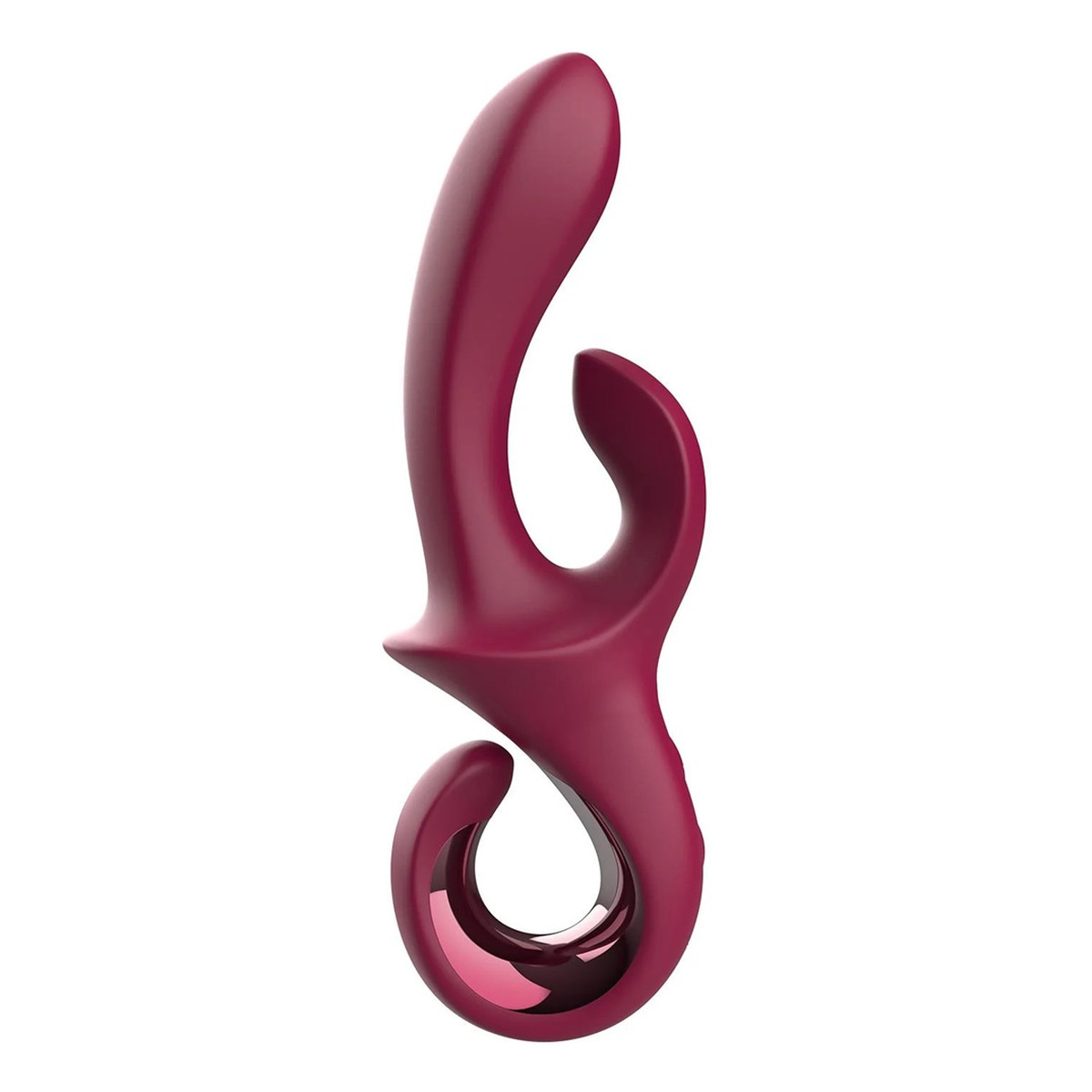 Dream Toys Glam duo vibrator wibrator duo z powiększoną główką czerwony