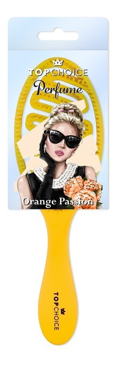 Szczotka do włosów Orange Passion - okrągła (64517)
