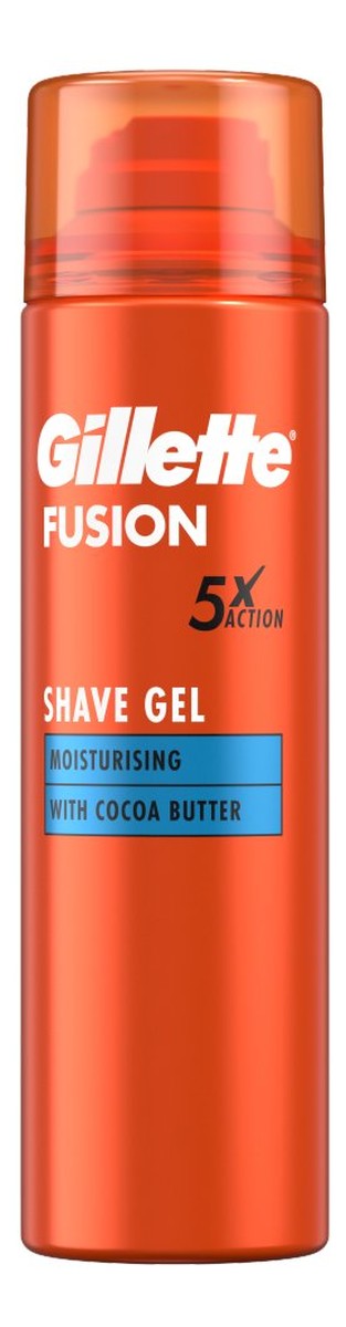 5xAction Nawilżający Żel Do Golenia Z Masłem Kakaowym