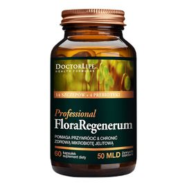 Flora regenerum suplement diety przywracający zdrową mikrobiotę jelitową 60 kapsułek