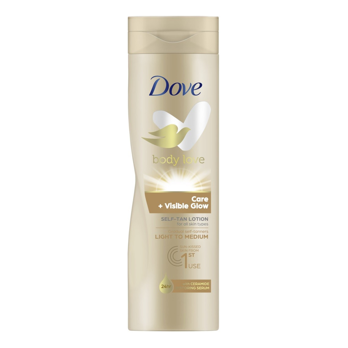 Unilever DOVE Body Love Balsam do ciała brązujący-self tan light 250ml