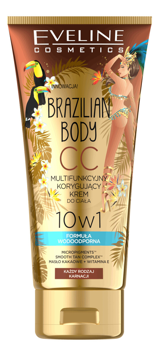 CC wodoodporny multifunkcyjny korygujący krem do ciała 10w1