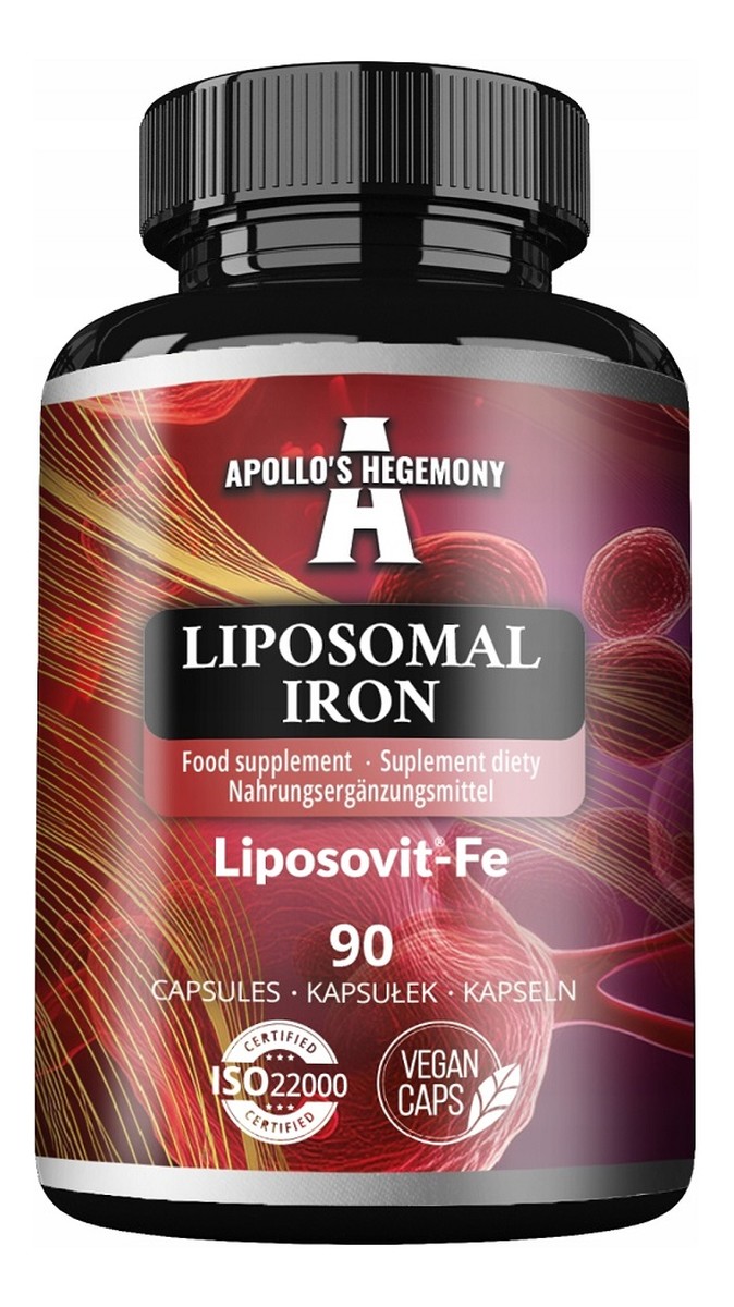 Liposomal Iron suplement diety 90 Kapsułek