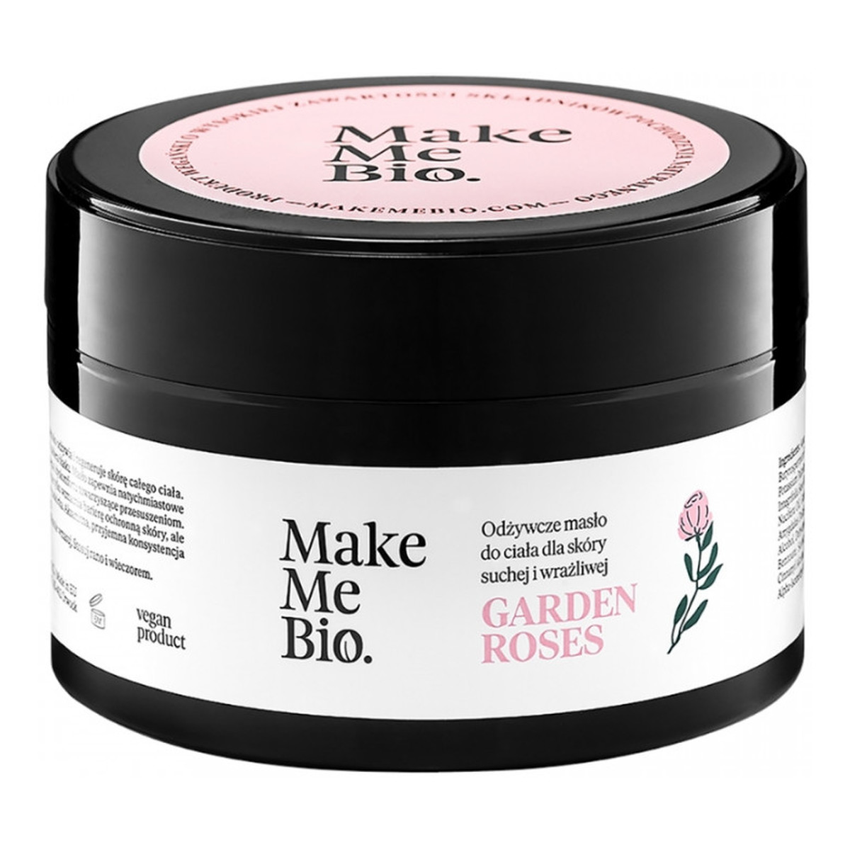 Make Me Bio Garden Roses Odżywcze masło do ciała dla skóry suchej i wrażliwej 230ml