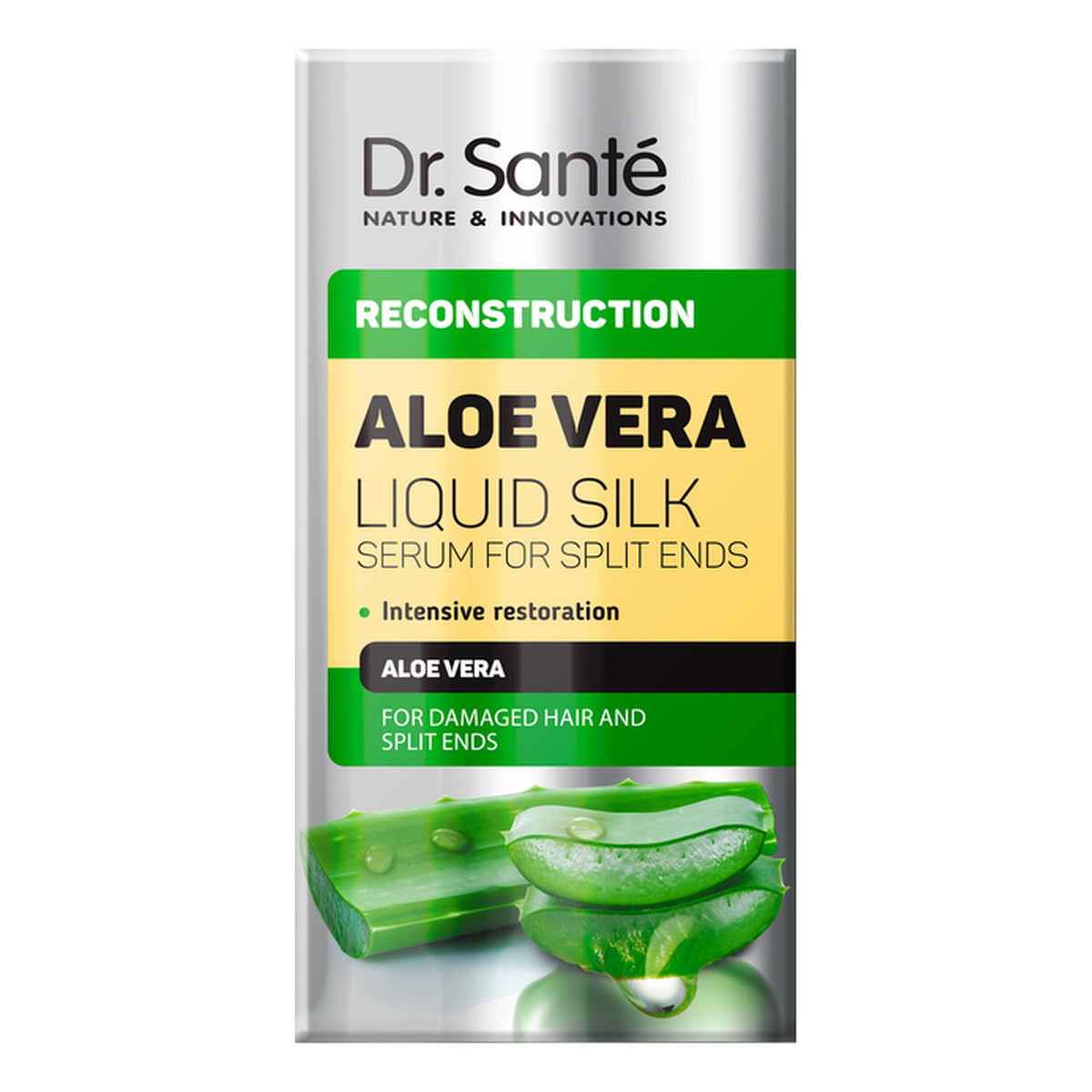 Dr. Sante Aloe Vera jedwab w płynie serum aloesowe łamliwe końcówki 30ml