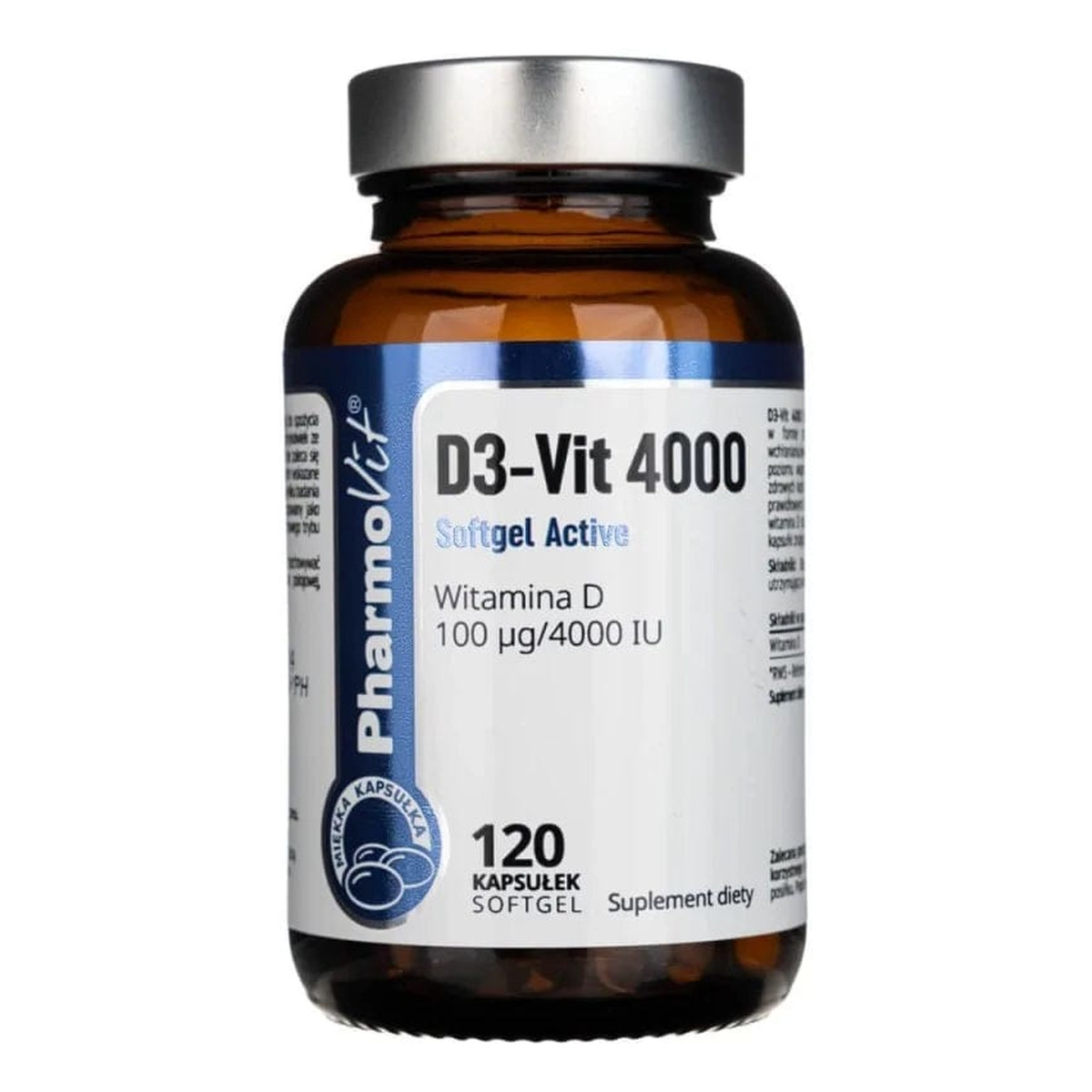Pharmovit D3-Vit 4000 IU suplement diety 120 kapsułek