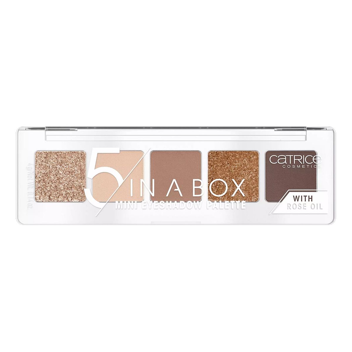 Catrice 5 in a box mini paleta cieni do powiek 010 golden nude look 4g