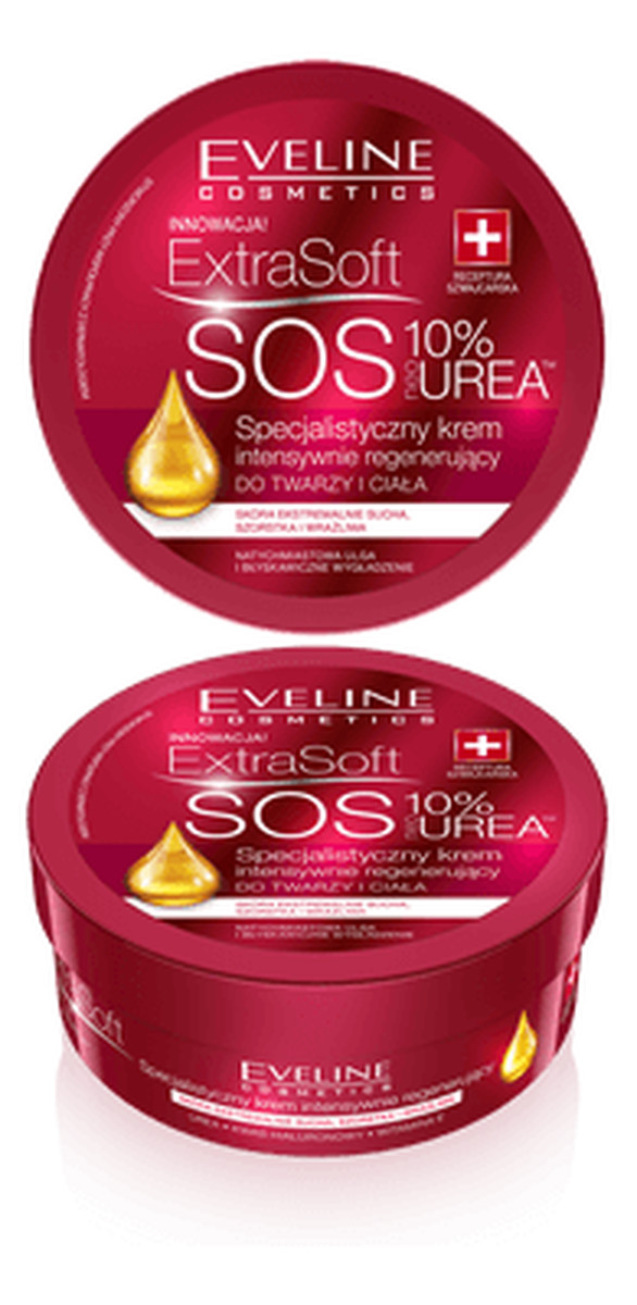 SOS – 10% Urea specjalistyczny krem intensywnie regenerujący do twarzy i ciała