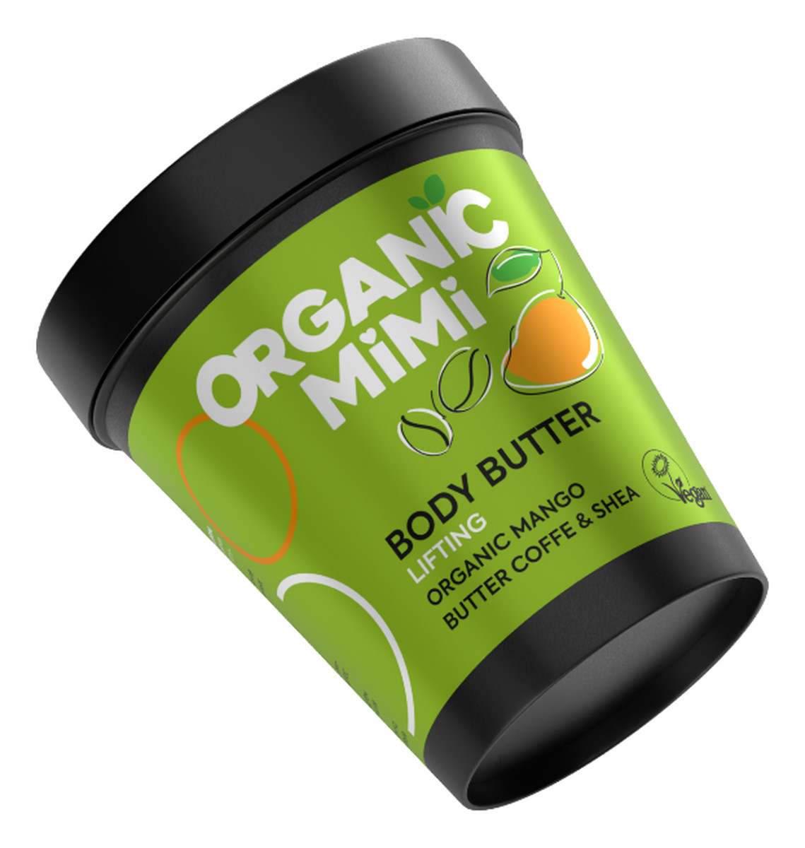 Liftingujące masło do ciała Mango i Kawa