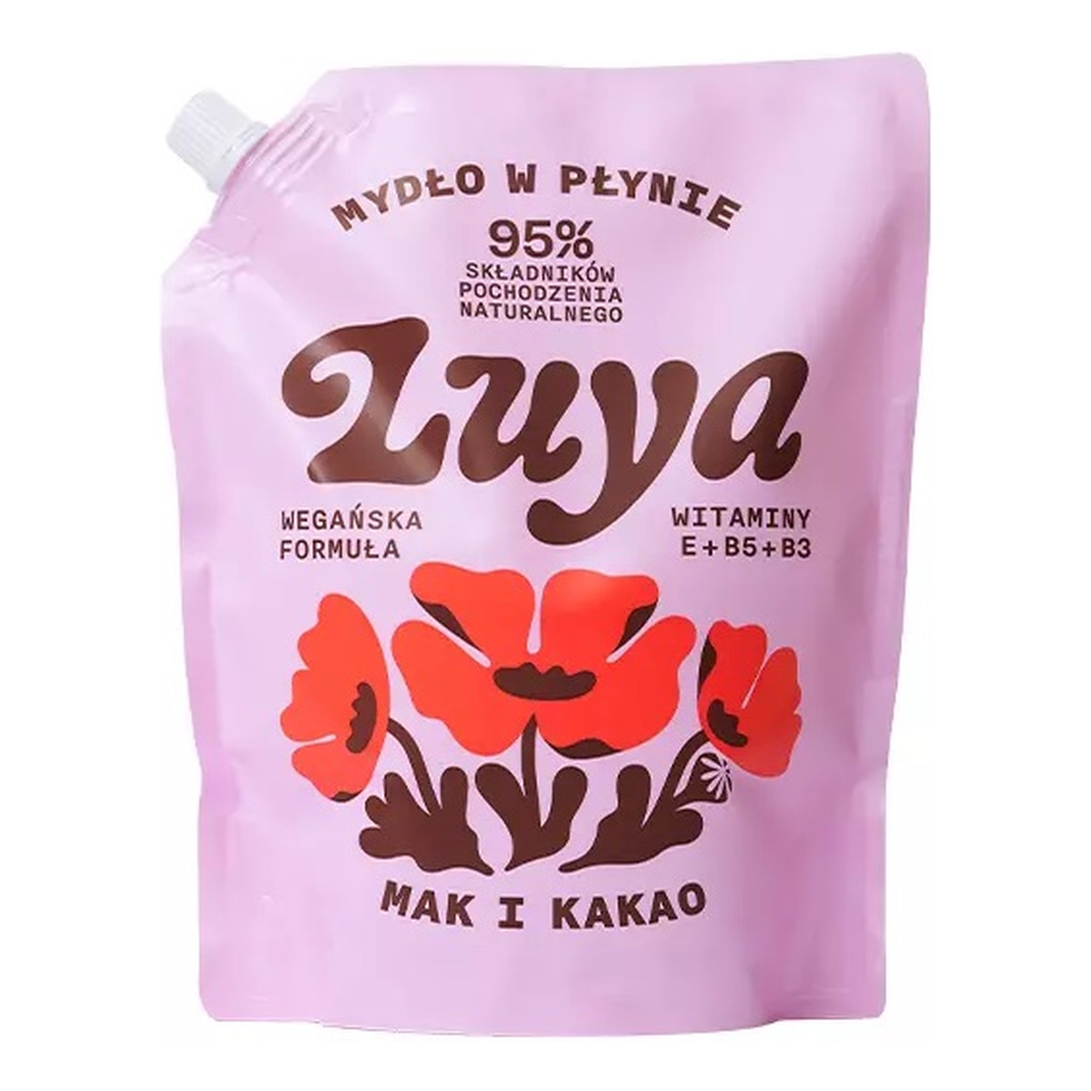 Luya Mydło do rąk w płynie mak i kakao refill 800ml