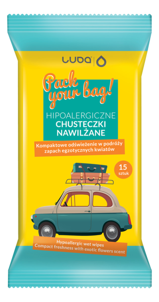 HIPOALERGICZNE CHUSTECZKI ODŚWIEŻAJĄCE 15SZT
