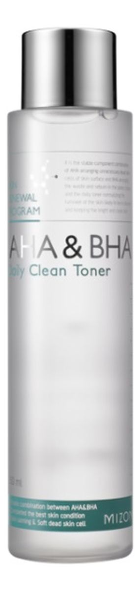 Aha & bha daily clean toner złuszczający tonik do twarzy