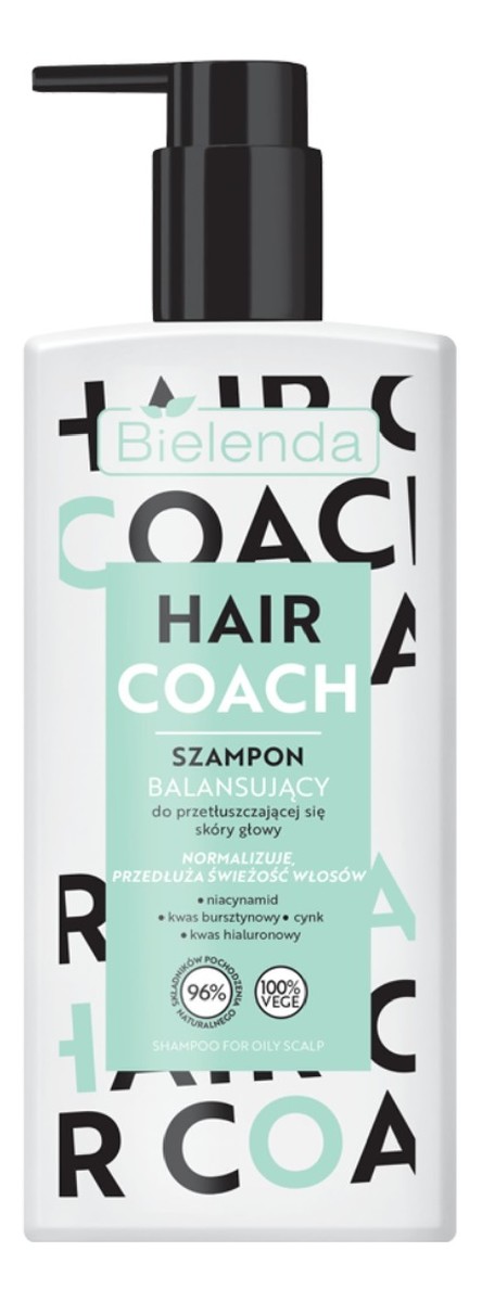 Hair coach balansujący szampon do przetłuszczającej się skóry głowy