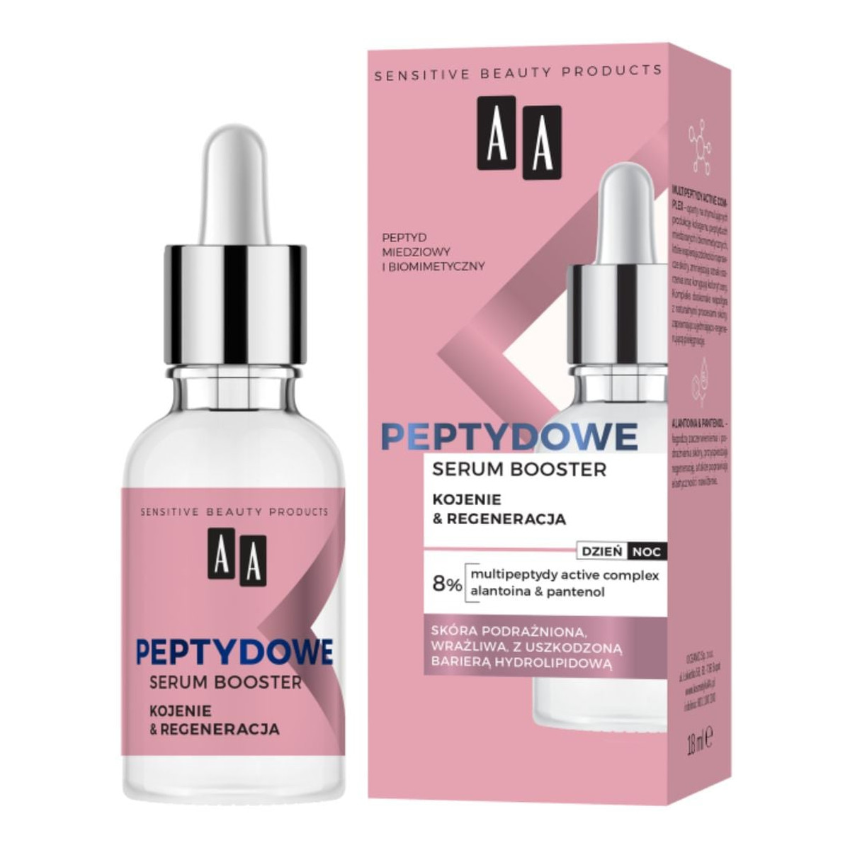 AA Peptydowe serum booster kojenie i regeneracja 18ml