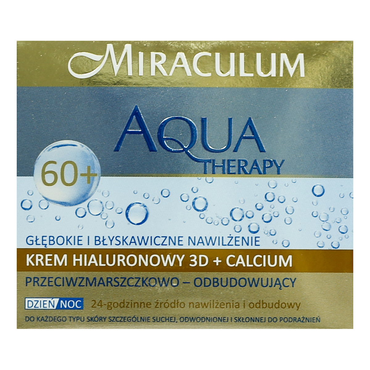 Miraculum 60+ Aqua Therapy Przeciwzmarszczkowo Odbudowujący Krem 50ml