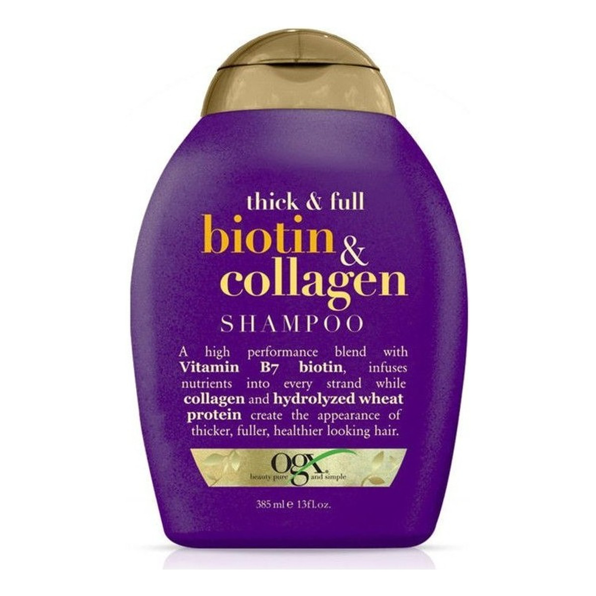 Organix Biotin & Collagen Shampoo Szampon z biotyną i kolagenem dodający włosom objętości 385ml