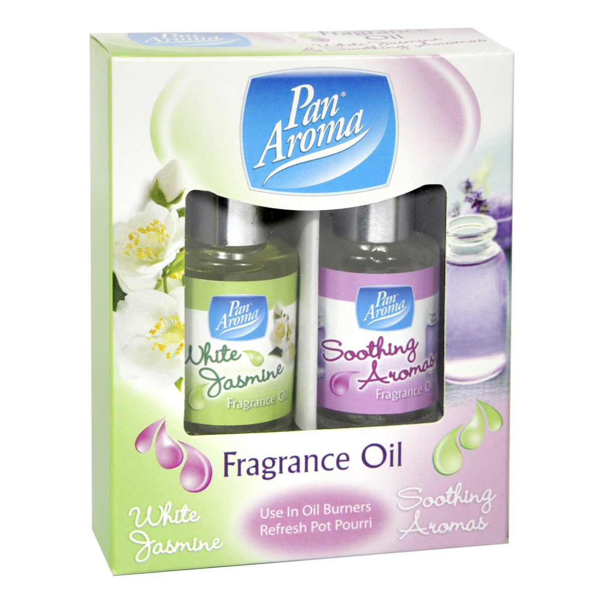 Pan Aroma Fragrance Oil Olejek zapachowy White Jasmine & Soothing Aromas 2x10ml.