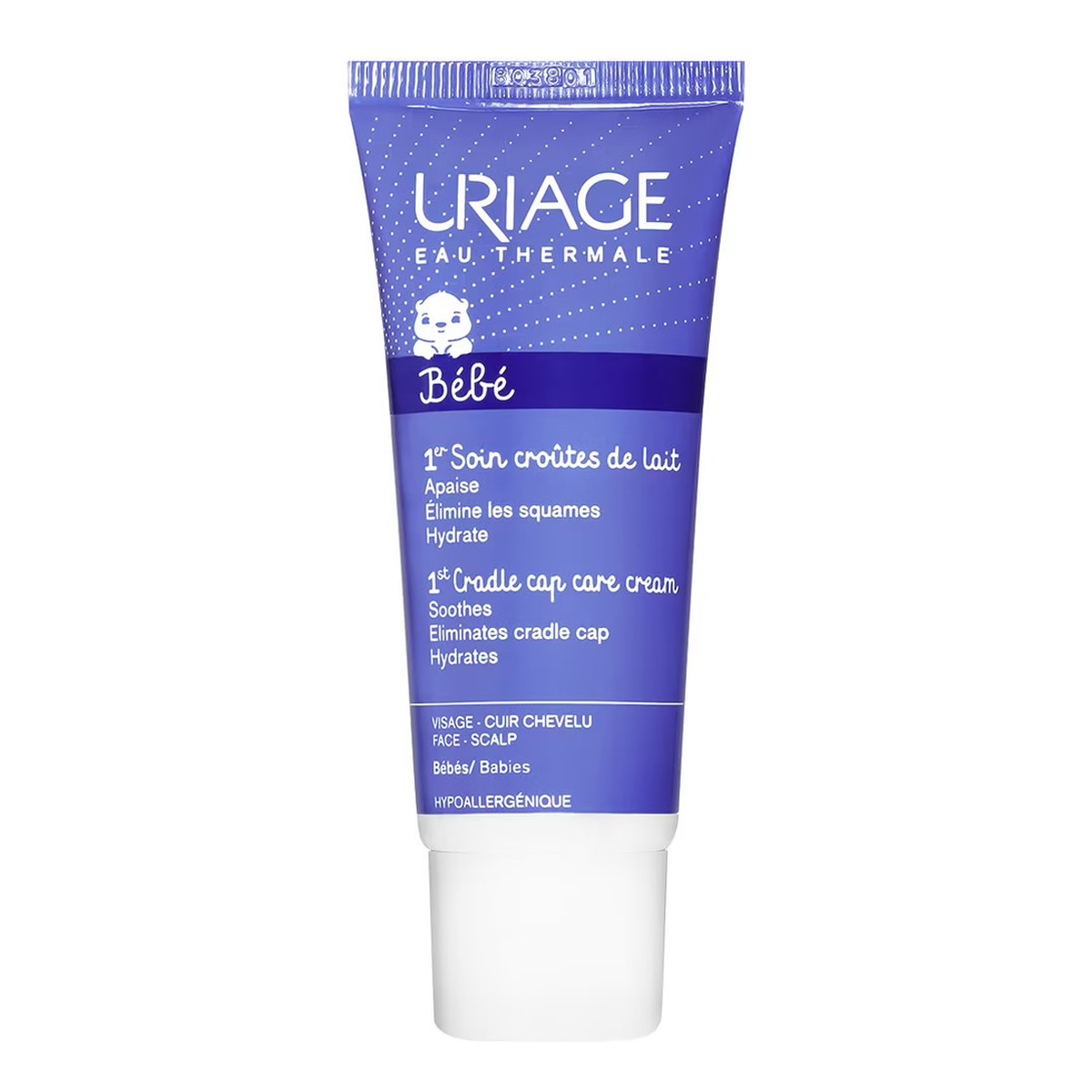 Uriage Bebe 1st Cradle Cap Care Cream Krem Do Pielęgnacji Ciemieniuchy 40ml