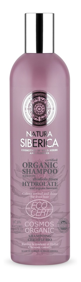 Organiczny Szampon Dla Włosów Farbowanych i Zniszczonych