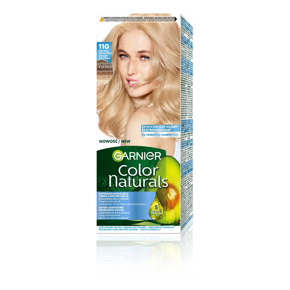 Garnier Color Naturals Krem koloryzujący do Włosów 110 superjasny naturalny blond