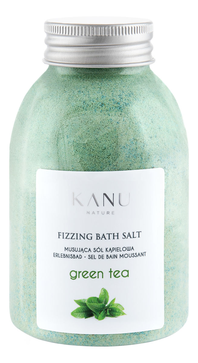 Fizzing bath salt sól musująca do kąpieli zielona herbata