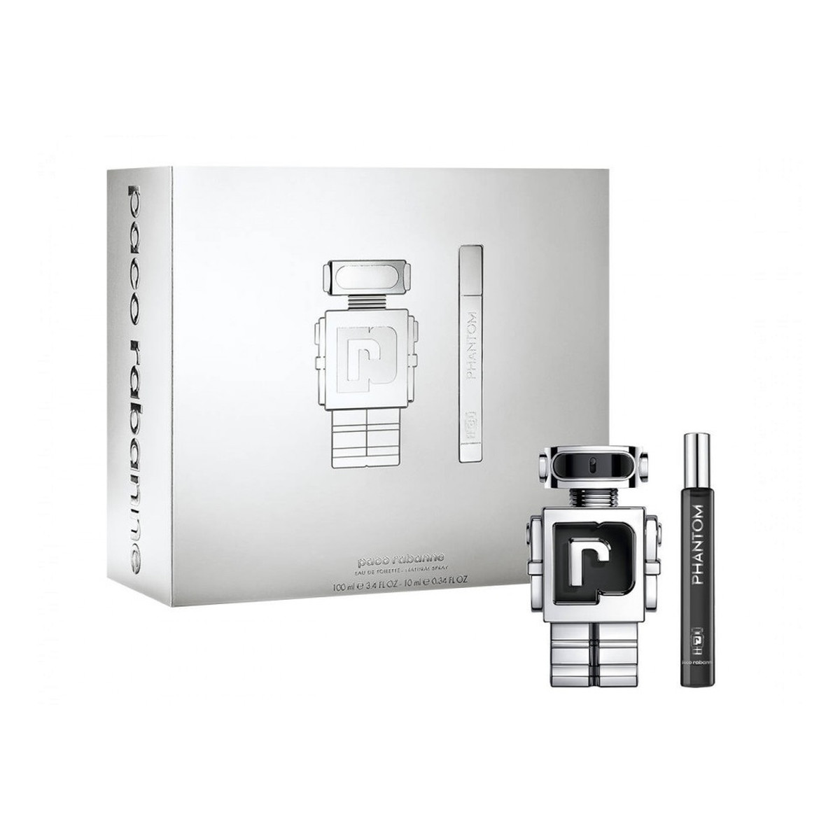 Paco Rabanne Phantom Zestaw woda toaletowa spray 100ml + woda toaletowa spray 10ml