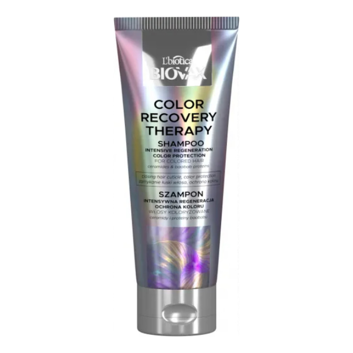 Biovax Recovery Color Therapy Szampon do włosów koloryzowanych - Intensywna Regeneracja & Ochrona Koloru 200ml
